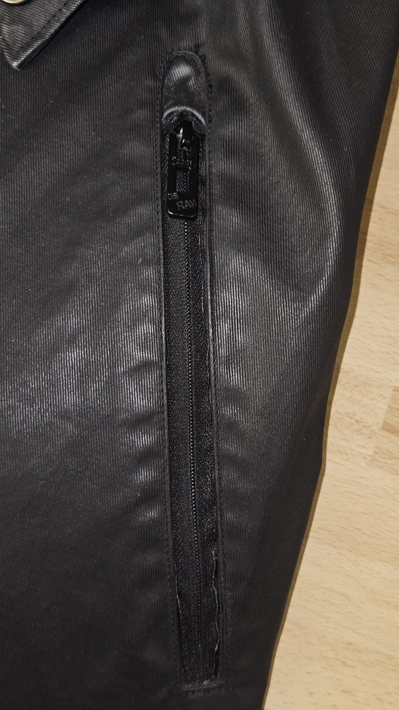 G-Star RAW Black Zip-Detail Jacket, XXL (labelled), photo 5