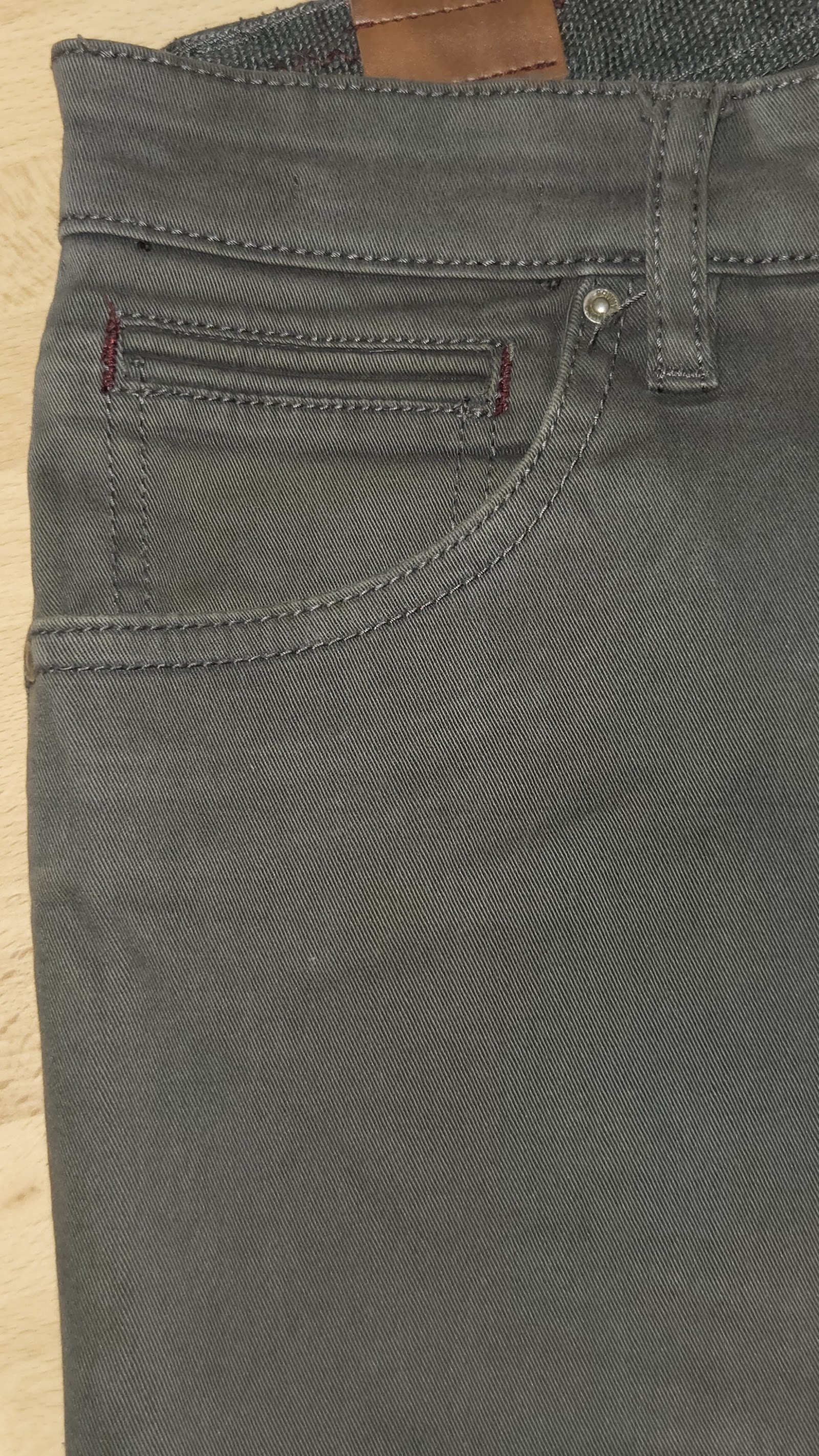 Sonny Bono Grey Green Skinny Fit Stretch Jeans, Labelled 44 — sizing system unspecified, photo 4