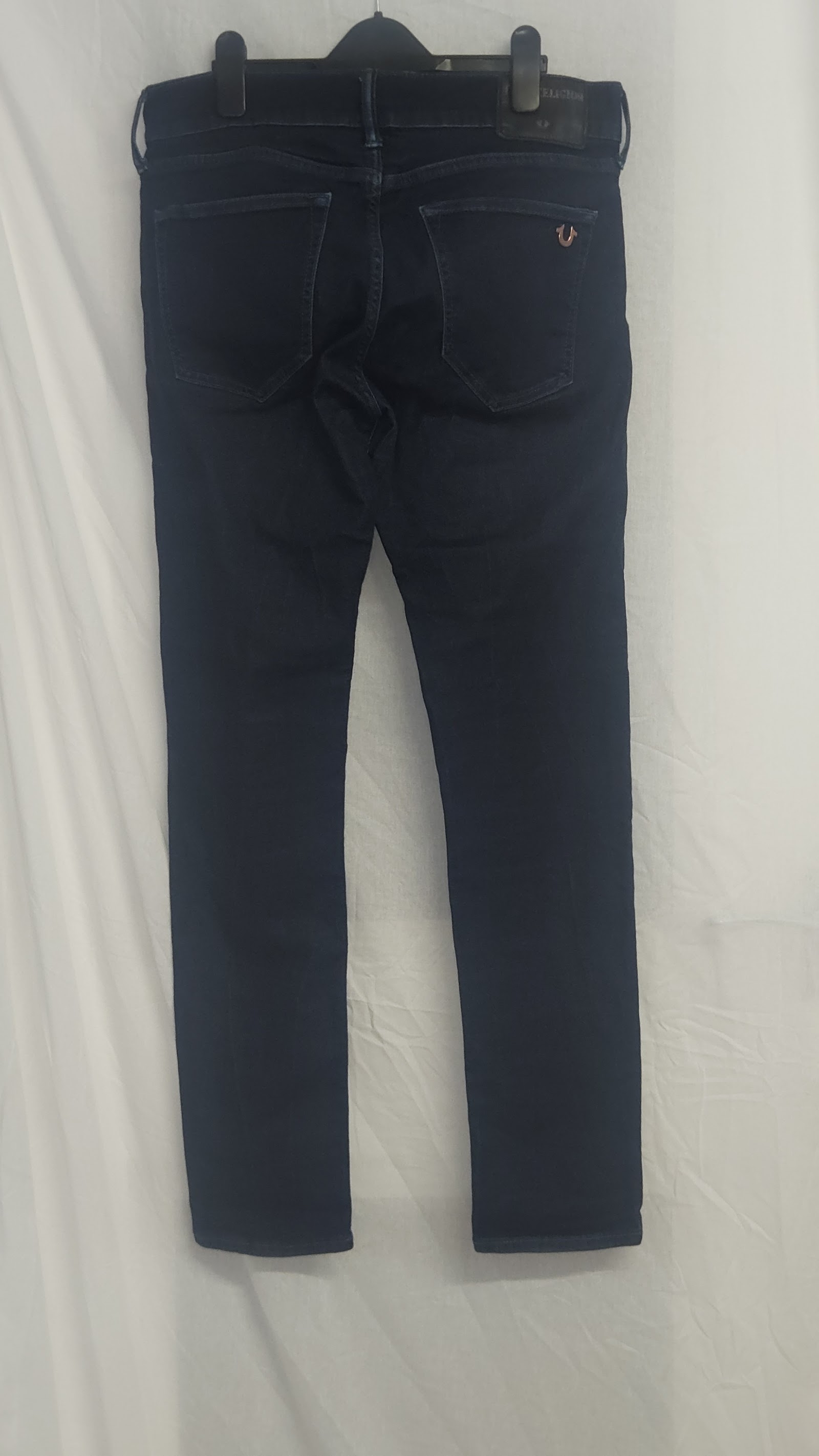 True Religion Rocco Dark Indigo Relaxed Skinny Jeans, W32, photo 2