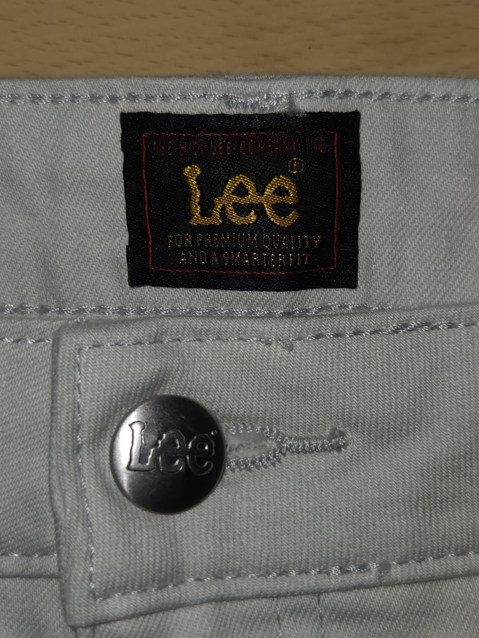 Genuine Lee Off White Cropped Jeans, 18 Medium, photo 3