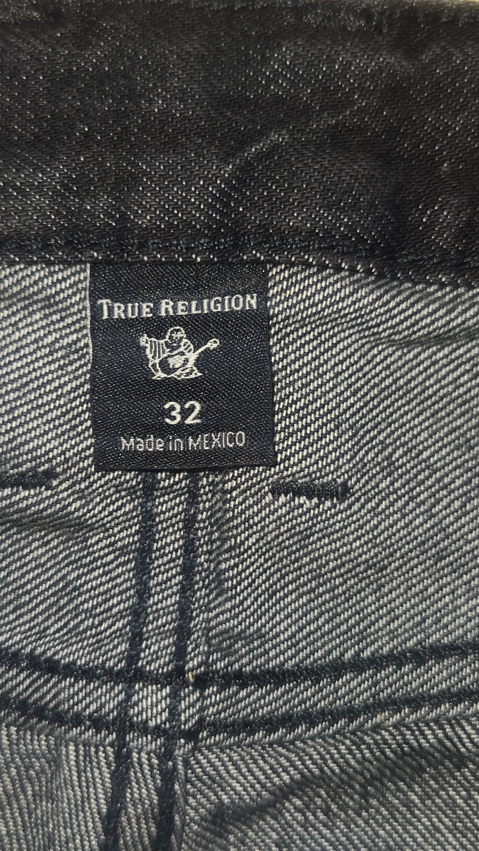 True Religion Ricky Washed Black Straight Jeans, W32, photo 6