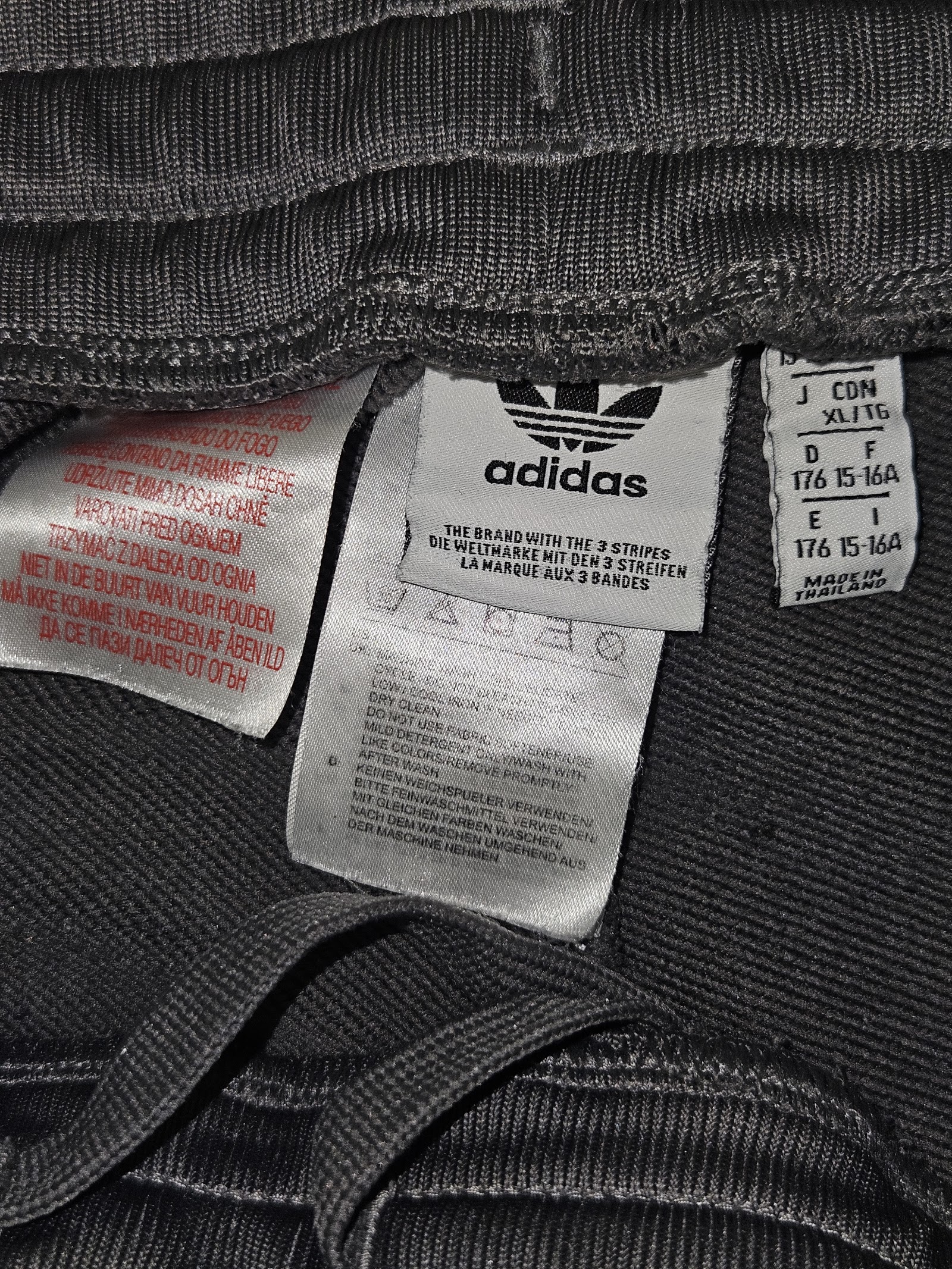 Genuine adidas Originals Grey logo-tape cuffed track pants, Age 15–16 / Height 176 cm, photo 3