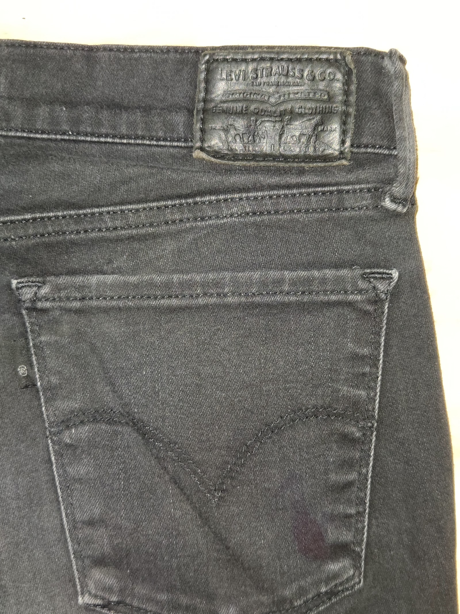 Genuine Levi's 710 Super Skinny Black Jeans, W30 L30, photo 6