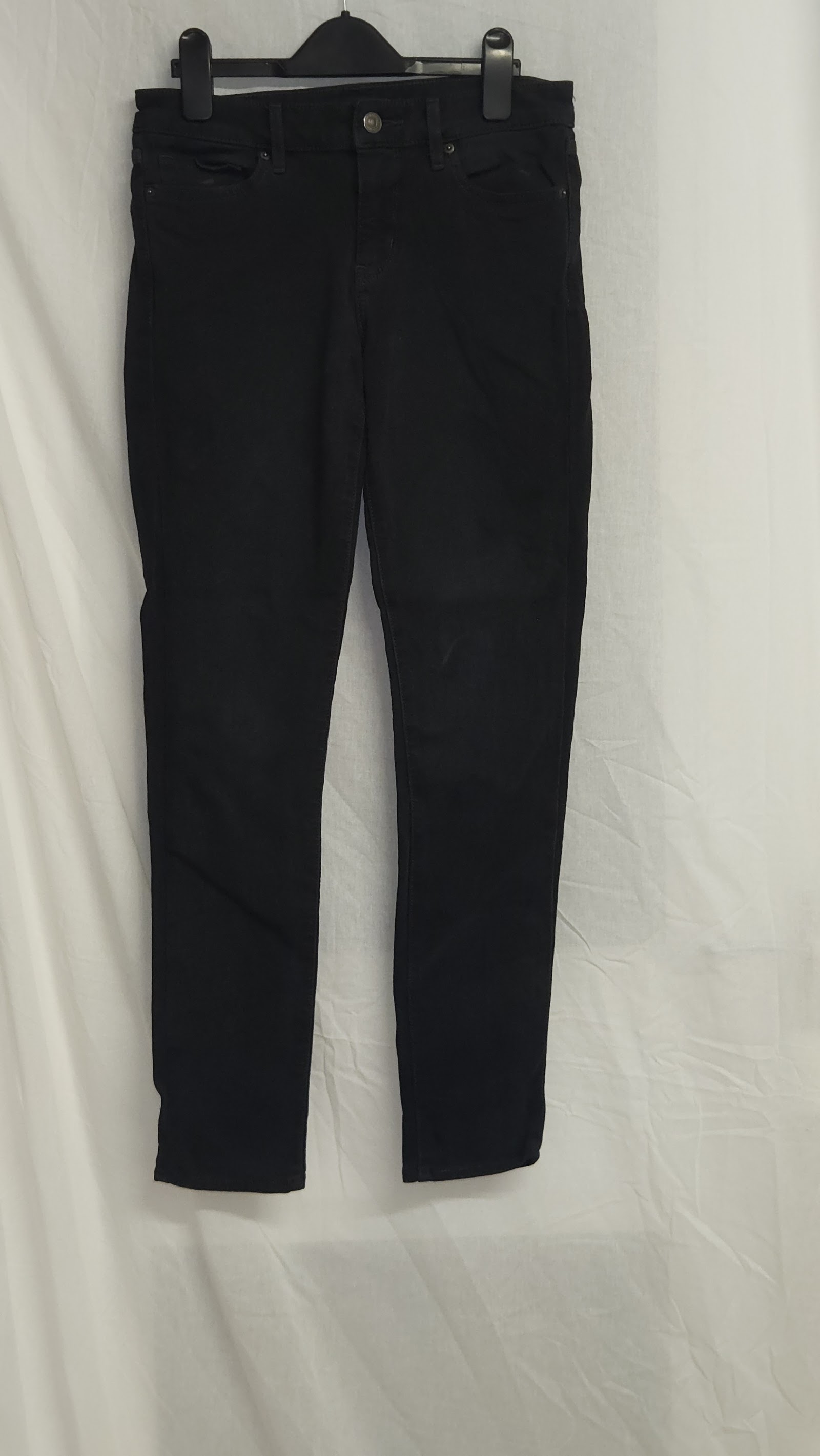 Levi's 711 Skinny Washed Black Jeans