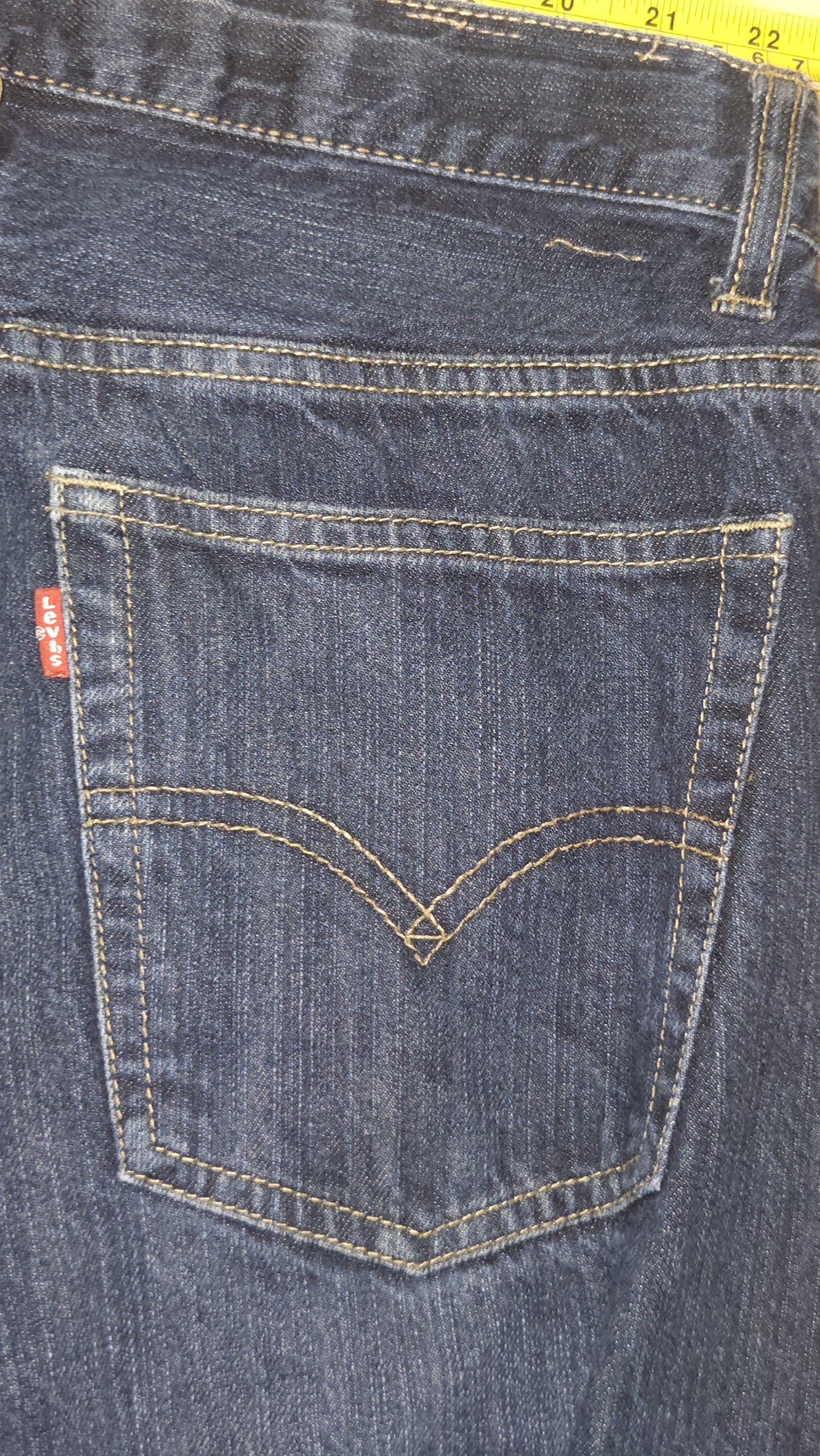 Levi's Dark Blue 10 Husky Jeans, W30 L26 (labelled), photo 8