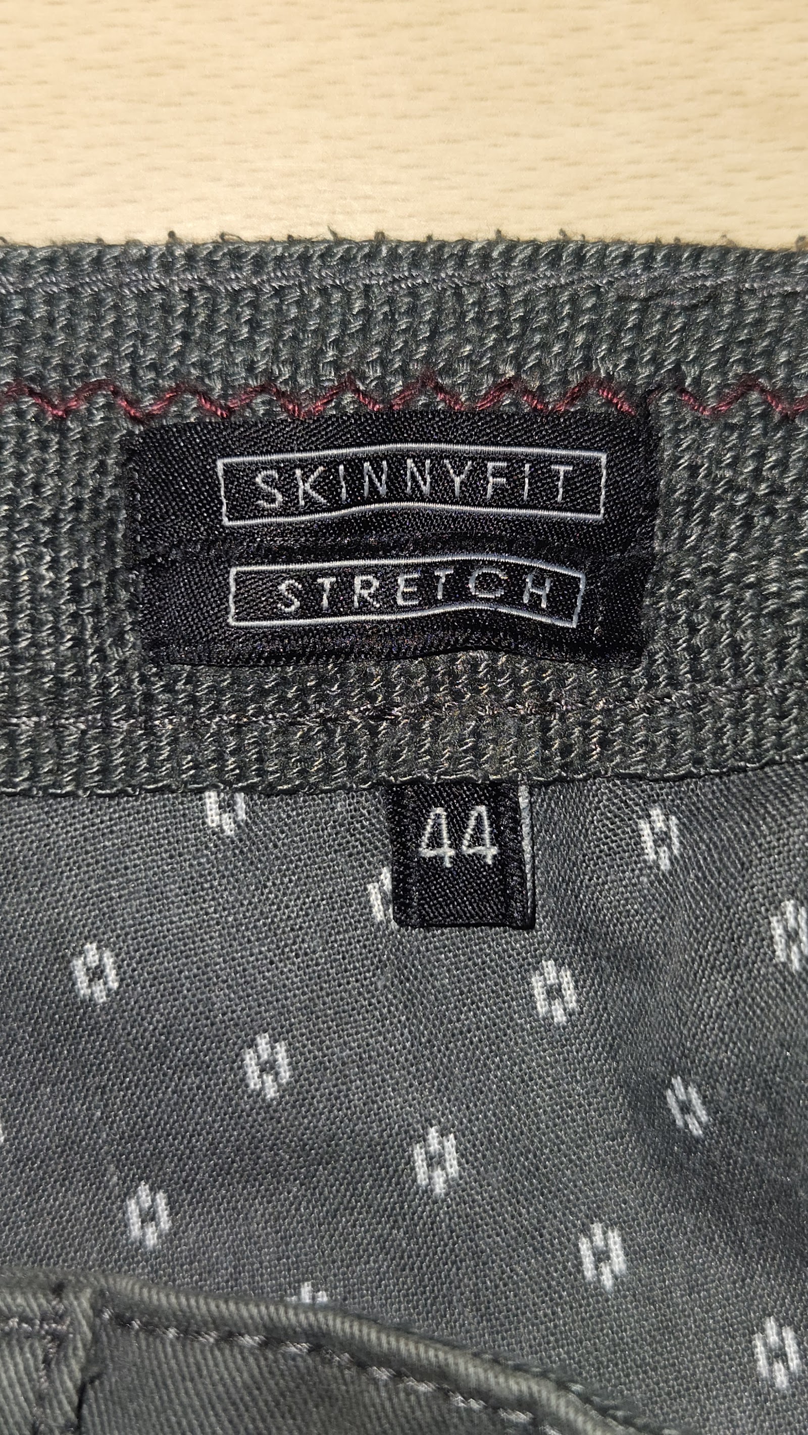 Sonny Bono Grey Green Skinny Fit Stretch Jeans, Labelled 44 — sizing system unspecified, photo 6