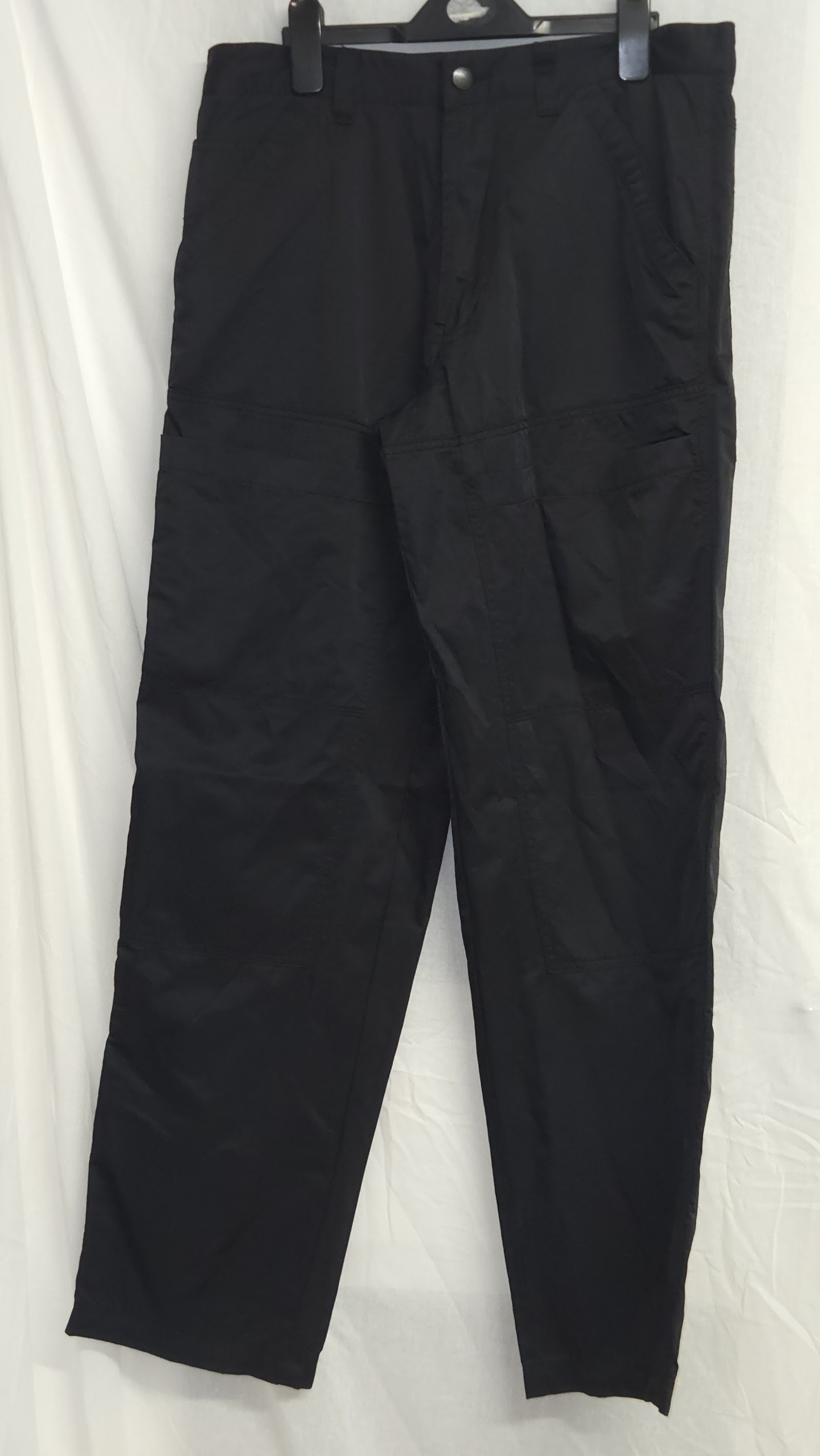 KJB Black Cargo Trousers