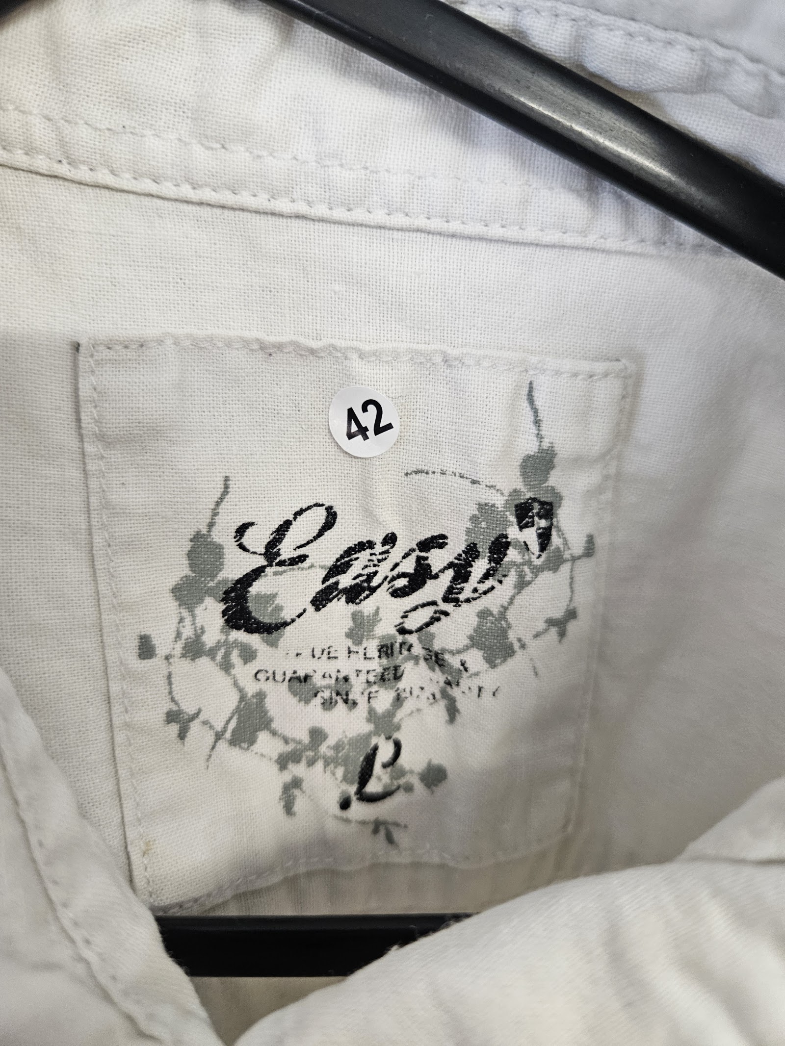 Genuine Esso White long-sleeve work shirt, Approx. 42 / Large, photo 2