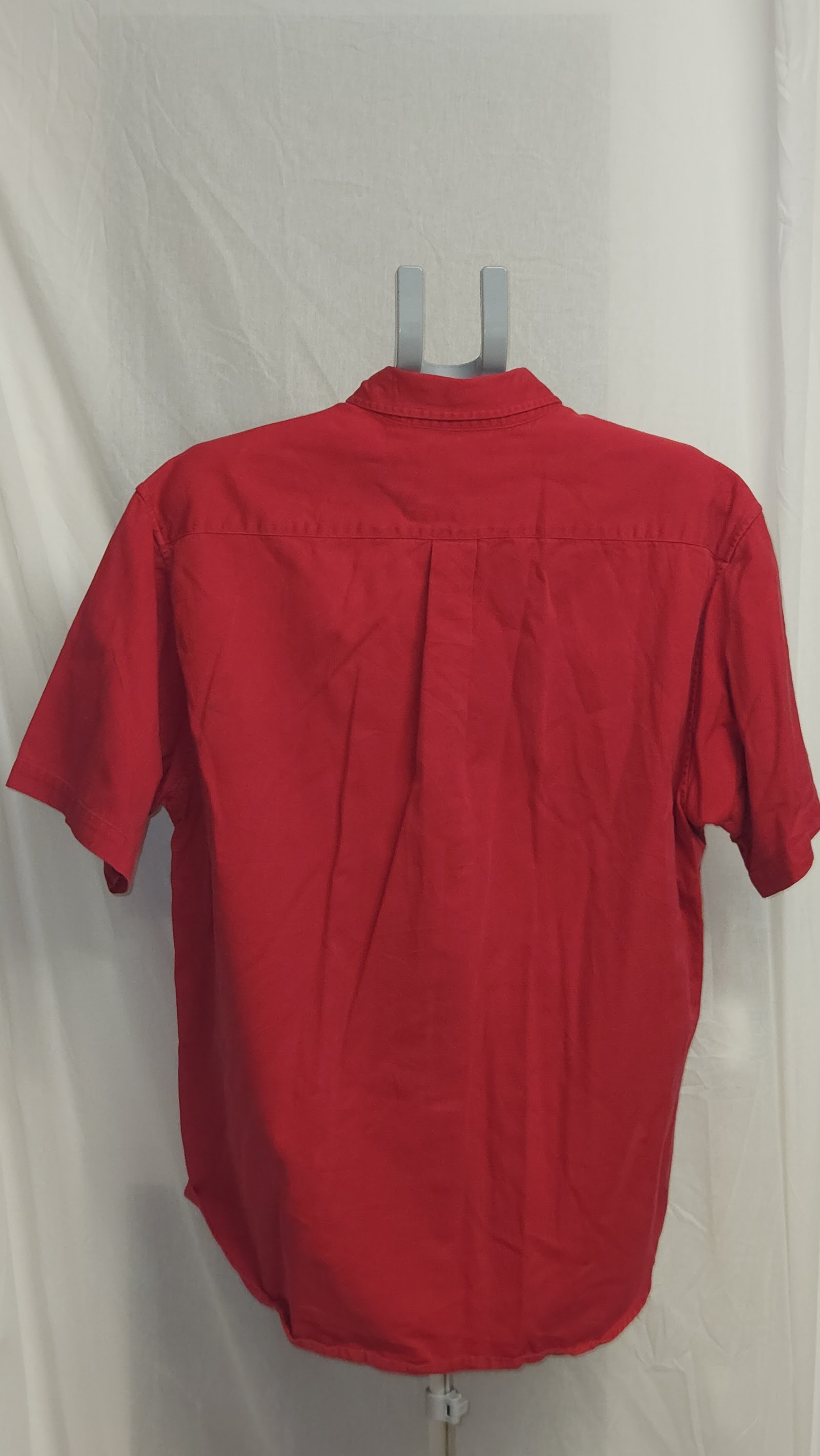 Alexander Julian Colours Red Short Sleeve Button-Up Shirt, L (labelled), photo 2