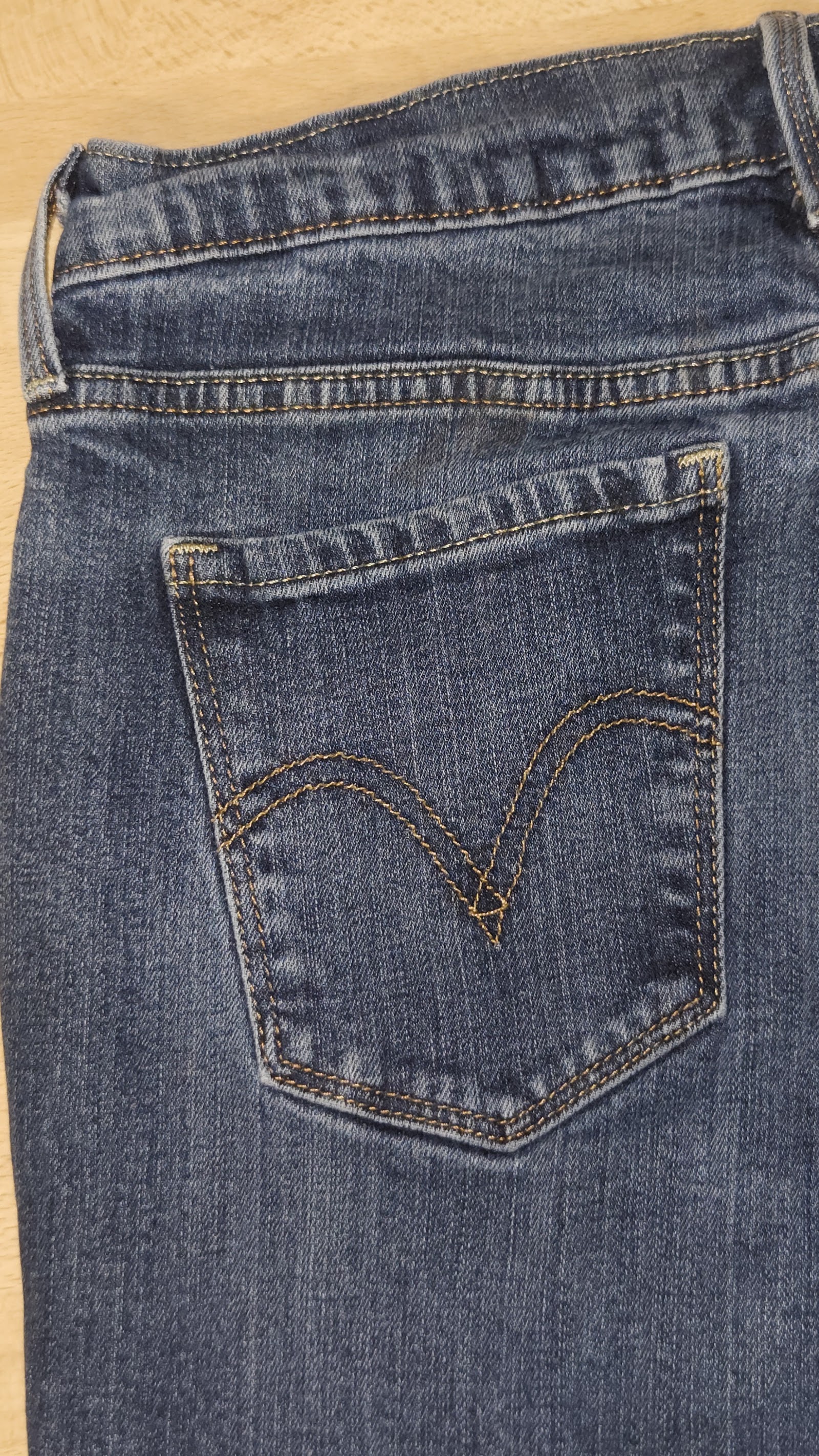 Levi's 505 Straight Blue Jeans, W27 L32 (labelled), photo 8