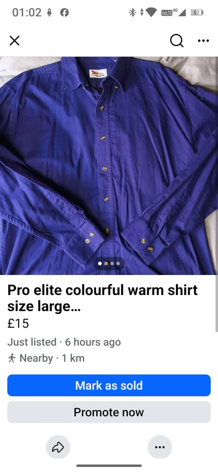 Color Proelite Royal-blue long-sleeve shirt