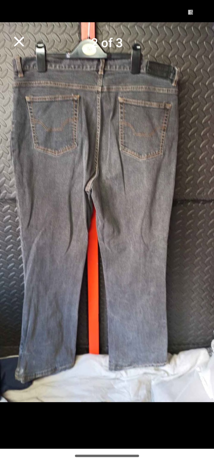 Genuine Chaps Adult grey jeans, UK 14 / W32 L30, photo 2