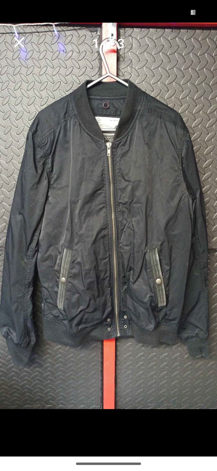 Genuine Diesel Men’s black bomber-style coat, Medium, photo 3