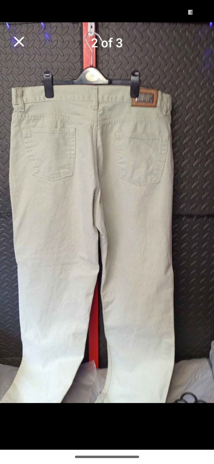 Genuine Hugo Boss Men’s light-grey jeans, W40 L34, photo 2
