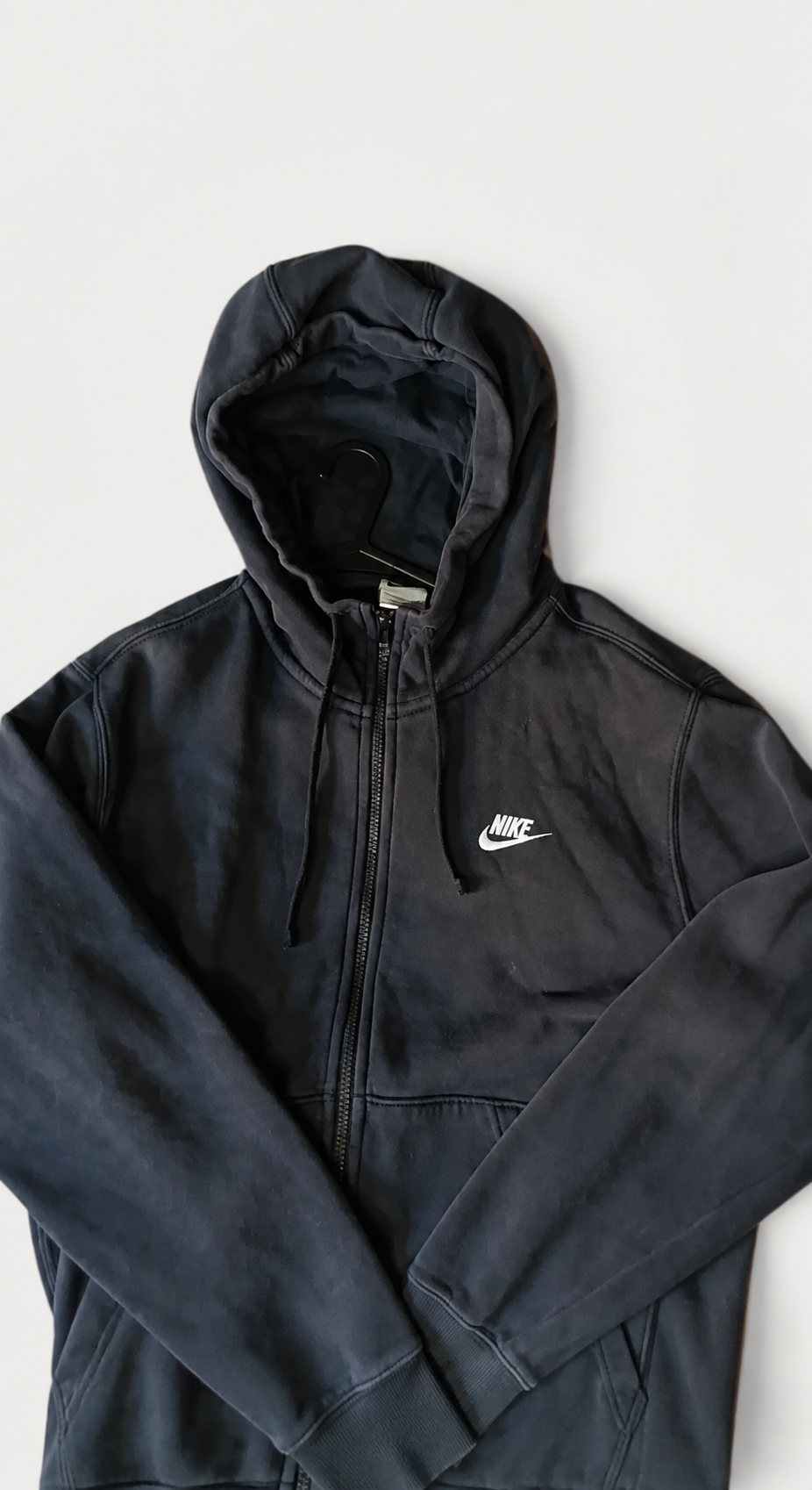 Nike Black full-zip hooded jacket