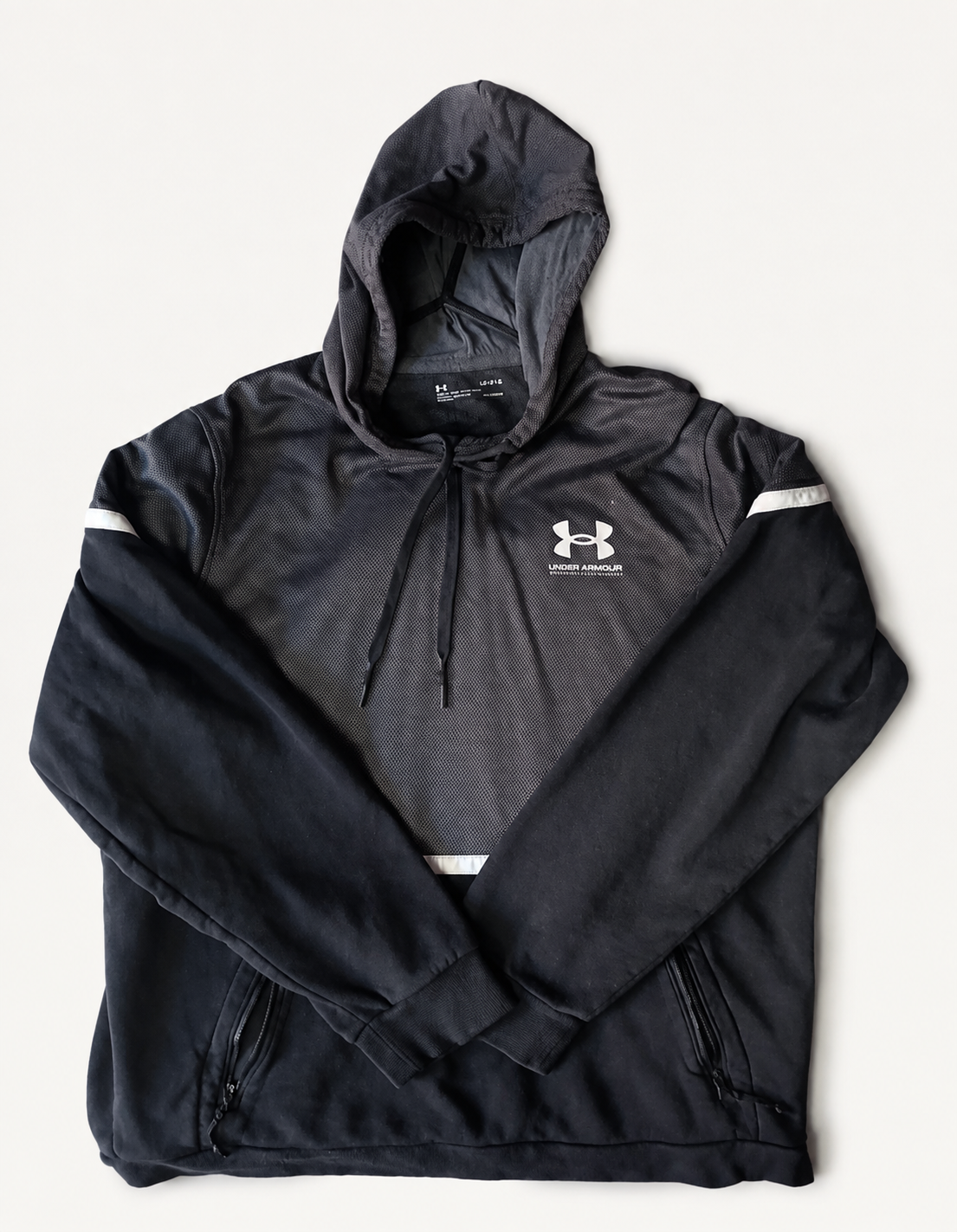 Under Armour Black hooded full-zip jacket