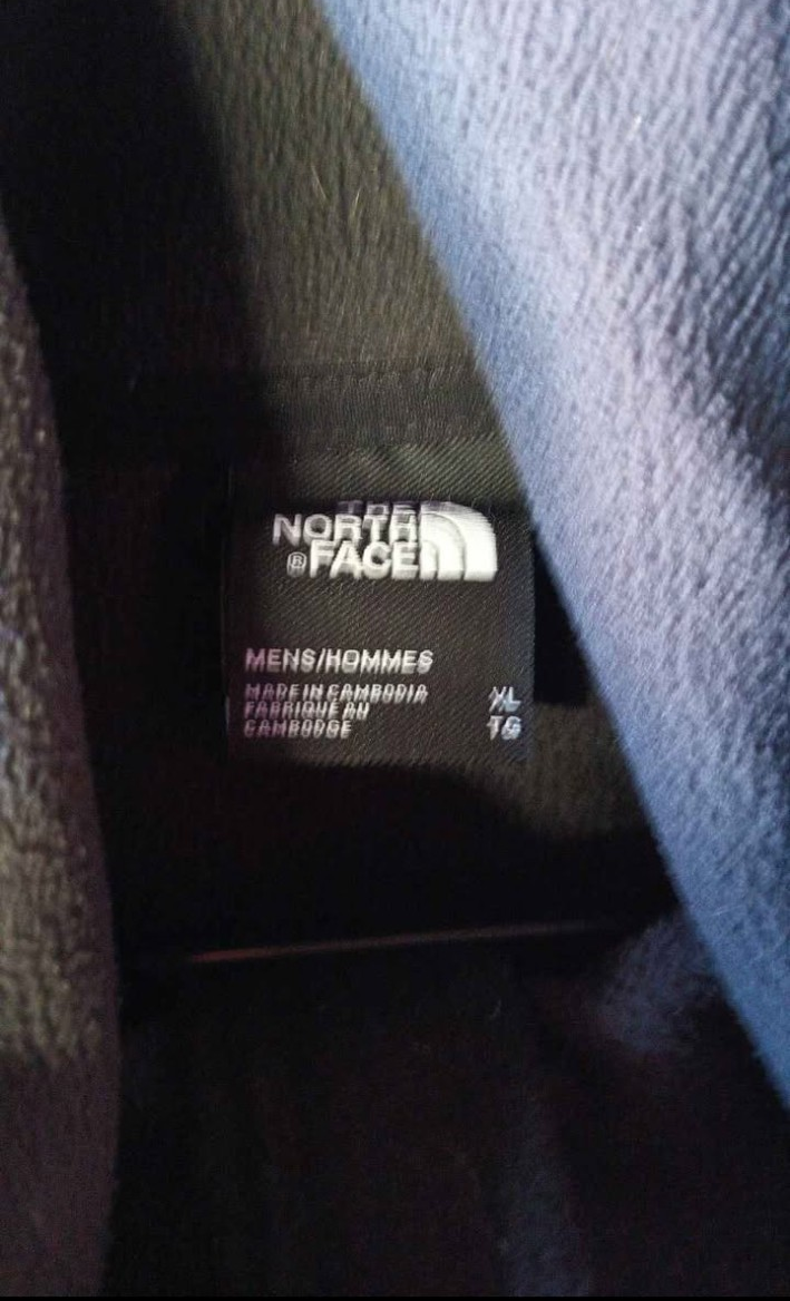 Genuine The North Face Black hooded full-zip jacket, XL, photo 2