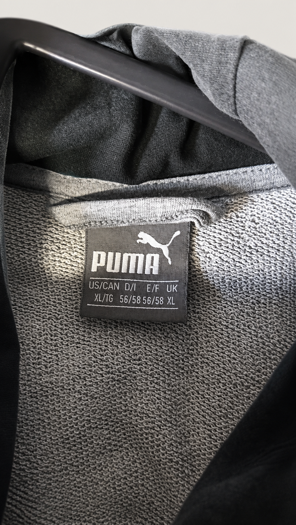 Genuine Puma Grey and black thin full-zip jacket, XL, photo 2